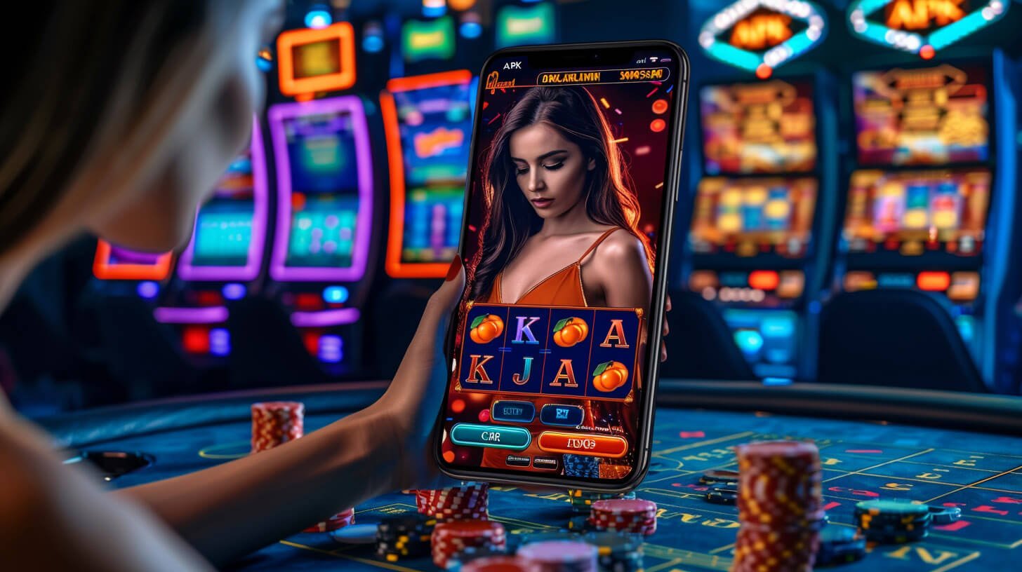 Kartu Bakarat di layar mobile pengguna dewasa
